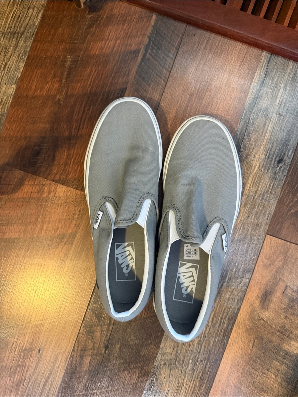 Vans Slip-On Loafers in Gray